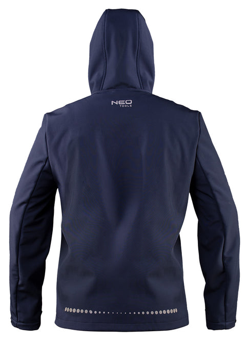 NEO TOOLS 81-559-XL Munkadzseki, Softshell, steppelt betéttel, PREMIUM, XL