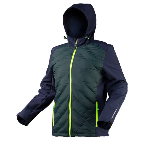 NEO TOOLS 81-559-L Munkadzseki, Softshell, steppelt betéttel, PREMIUM, több méretben