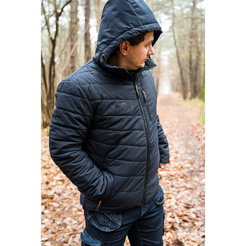 NEO TOOLS 81-574-XXXL Munkakabát, téli kivitel, Fekete, XXXL