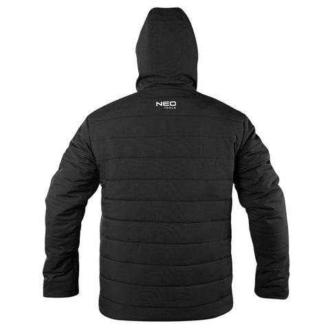 NEO TOOLS 81-574-M Munkakabát, téli kivitel, Fekete, M