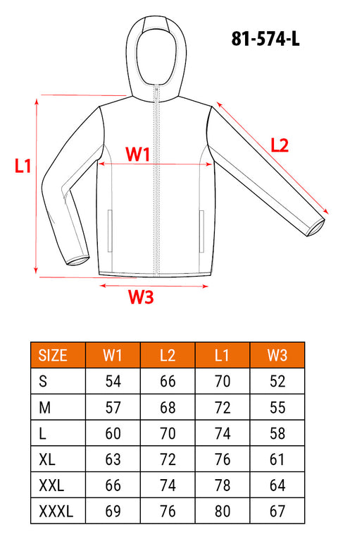 NEO TOOLS 81-574-XXXL Munkakabát, téli kivitel, Fekete, XXXL