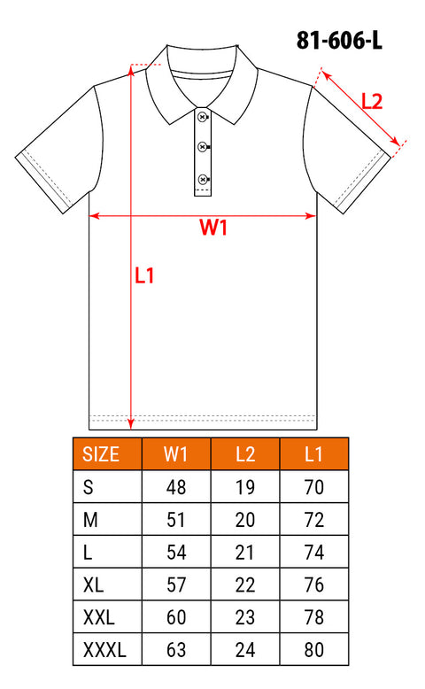 NEO TOOLS 81-606-XL Munkapóló, galléros, kék, DENIM, 100% pamut, 200g/m2, XL