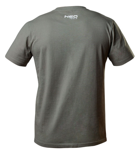 NEO TOOLS 81-612-M Munkapóló, CAMO, feliratos, olíva, 100% pamut, 180g/m2, M