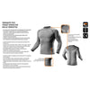 NEO TOOLS 81-660-XXL/XXXL Hosszú ujjú Thermo aláöltözet, XXL/XXXL