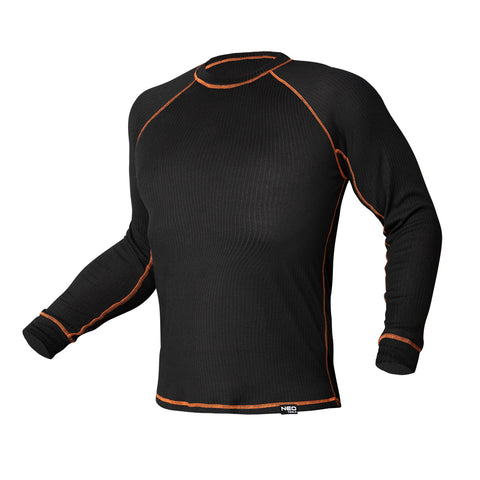 NEO TOOLS 81-661-L/XL Hosszú ujjú Thermo aláöltözet, fekete, BASIC, több méretben