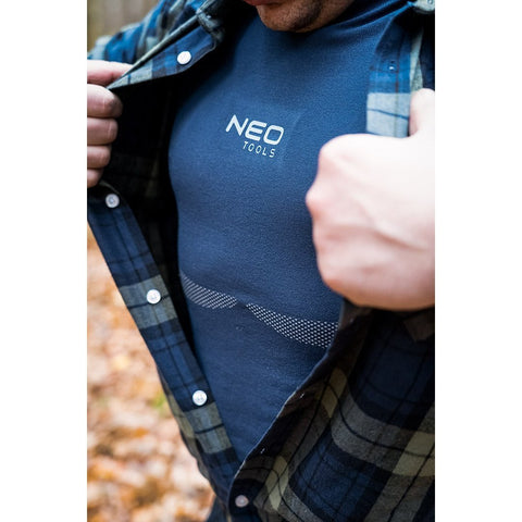 NEO TOOLS 81-662-XXL/XXXL Hosszú ujjú Thermo aláöltözet COOLMAX, XXL/XXXL