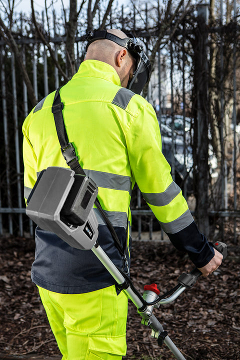 NEO TOOLS 81-742-XXXL Munkadzseki, láthatósági, VISIBILITY, citromsárga, 60% pamut, 40% polyester, 260 gsm, XXXL