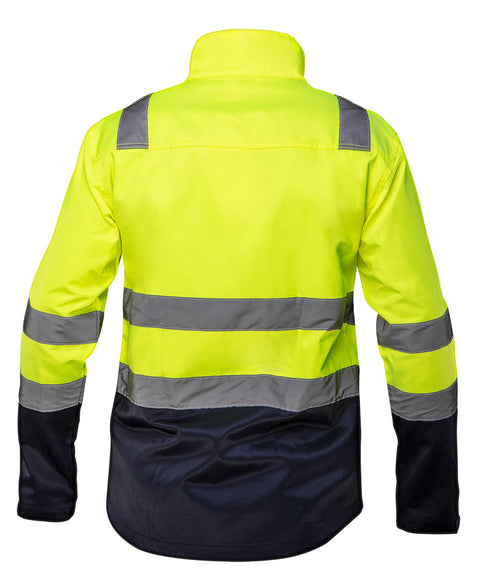 NEO TOOLS 81-742-M Munkadzseki, láthatósági, VISIBILITY, citromsárga, 60% pamut, 40% polyester, 260 gsm, L