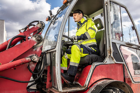 NEO TOOLS 81-750-XXXL Munkanadrág, láthatósági, softshell, citromsárga, XXXL