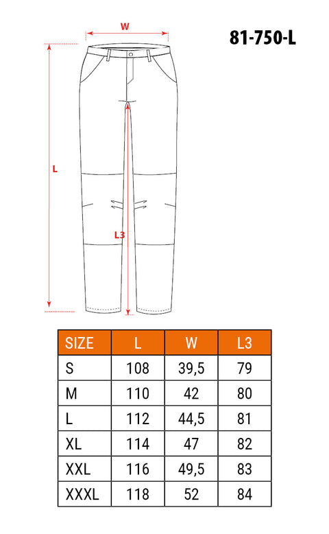 NEO TOOLS 81-750-XXXL Munkanadrág, láthatósági, softshell, citromsárga, XXXL