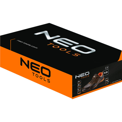 NEO TOOLS 82-101 Munkacipő SB, bőr, acélbetéttel, 40