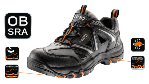 NEO TOOLS 82-723 Munkszandál, fémmentes, OB, 42