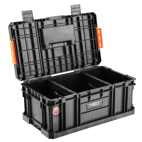 NEO TOOLS 84-061 Rakásolható szerszámosláda, szerszámláda, 530x310x225mm, System II.