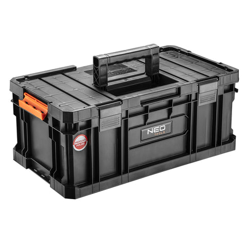 NEO TOOLS 84-061 Rakásolható szerszámosláda, szerszámláda, 530x310x225mm, System II.