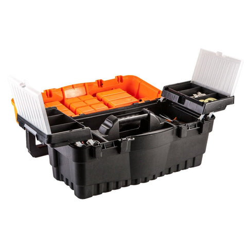 NEO TOOLS 84-105 Szerszámosláda, szerszámláda 21", 545x270x280mm, 3 szortimenter