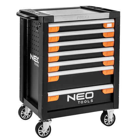 NEO TOOLS 84-220 Prémium Műhelykocsi 7 fiókkal, 810x465x980mm, szerszámkocsi