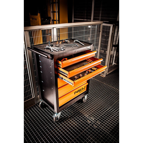 NEO TOOLS 84-221 Műhelykocsi 6 fiókkal, 680x460x1030mm, szerszámkocsi