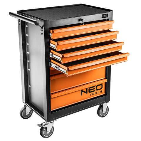 NEO TOOLS 84-222 Műhelykocsi 7 fiókkal, 680x460x1030mm, szerszámkocsi