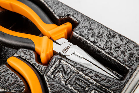 NEO TOOLS 84-230 Fogókészlet, 5db, műhelykocsitálcával