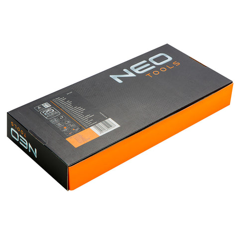 NEO TOOLS 84-231 Csavarhúzó készlet, lapos 7db, műhelykocsitálcával