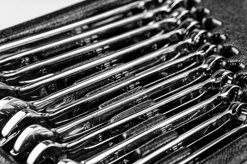 NEO TOOLS 84-234 Csillag-villáskulcs készlet 14db, 6-19mm, műhelykocsitálcával
