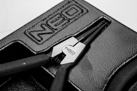 NEO TOOLS 84-240 Zégergyűrű Fogókészlet, 4db, műhelykocsitálcával