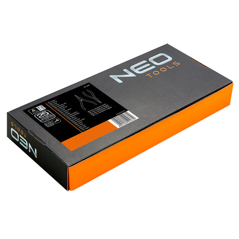 NEO TOOLS 84-240 Zégergyűrű Fogókészlet, 4db, műhelykocsitálcával