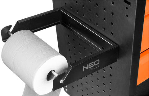 NEO TOOLS 84-271 Papírtörlőtartó , műhelykocsihoz, szerszámtartó falhoz(84-500, 501), 260x65x340mm