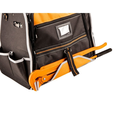 NEO TOOLS 84-301 Szerszámtáska csőalakú fém fogantyúval, kívül:12 zseb, belül:32 zseb
