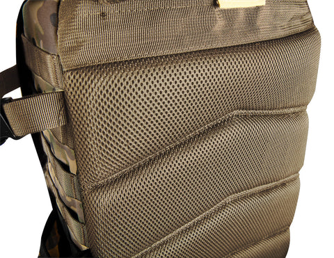 NEO TOOLS 84-325 Túra hátizsák, 600D poliészter, 30L, Terepszínű