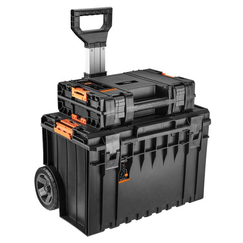 NEO TOOLS 84-350 Géptartó koffer, 448 x 322 x 126mm, 11l, szivacsos, rakásolható, System I.