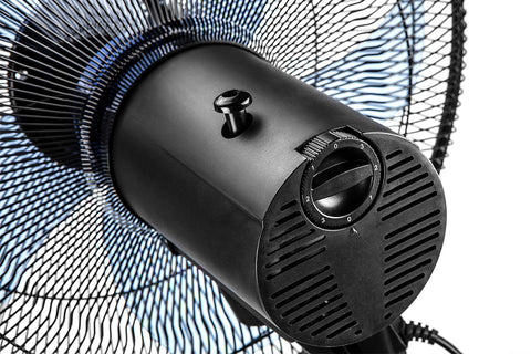 NEO TOOLS 90-001 Álló ventilátor 50W, átmérő 40cm, 3 sebességfokozat, forgó, 2 in1 állitható magasság