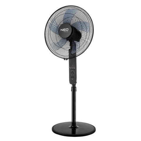 NEO TOOLS 90-002 Álló ventilátor 45W, átmérő 40cm, 3 sebességfokozat, forgó, távirányitó, időzités, 3 üzemmód