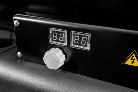 NEO TOOLS 90-082 Gázolajos hőlégbefúvó, 50kW, 50l, fogyasztás: 4.7l / h, teljesítmény: 1100 m3 / h, kerekekkel