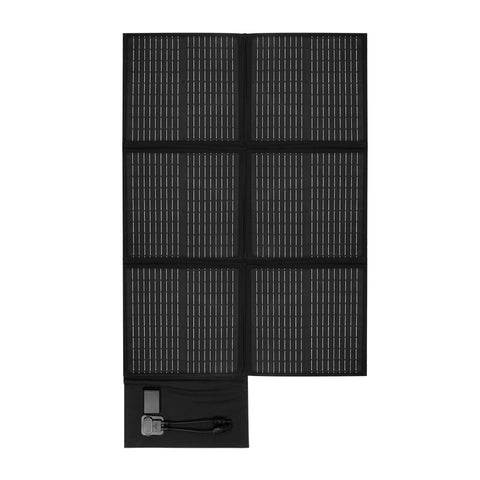NEO TOOLS 90-141 Hordozható napelem, napelemes töltő, 120W, 12V-os akku, telefon, laptop töltésre, 2db USB csatlakozó