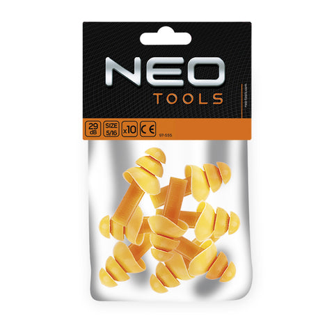 NEO TOOLS 97-555 Füldugó szilikon, 29dB, CE, 5pár