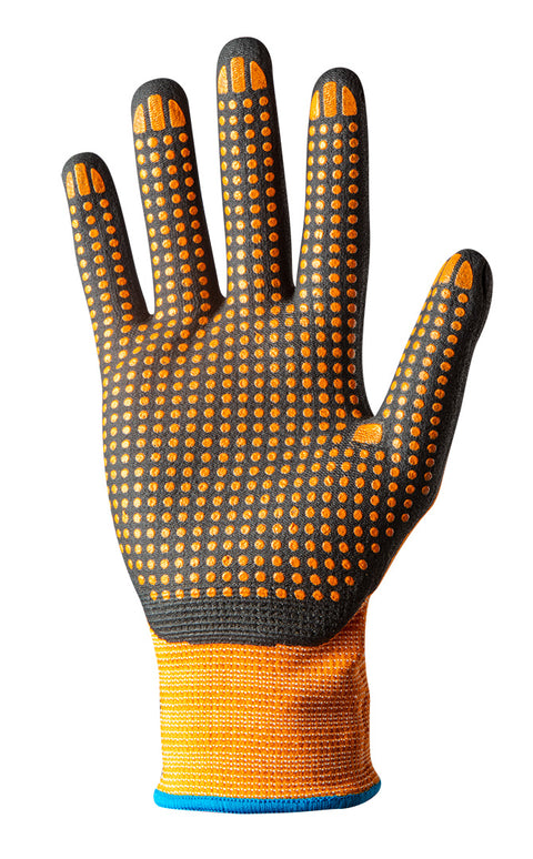 NEO TOOLS 97-621-8 Munkakesztyű, nylon, csúszásgátló pöttyökkel, 4131X, 8"