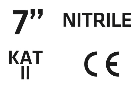 VERTO 97H141 Kertész kesztyű, nitril bevonat, virágmintás, 4131X, 8", légáteresztő felsőrész