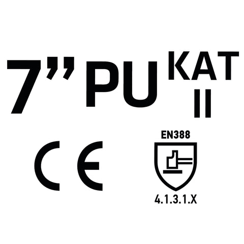 VERTO 97H145 Kertész kesztyű, PU bevonat, rózsamintás, 4131X, 9"