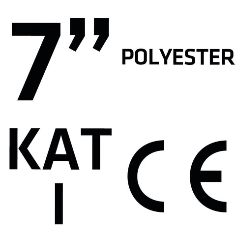 VERTO 97H148 Kertész kesztyű, poliészter, virágmintás, 9", KAT I.