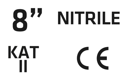 VERTO 97H152 Kertész kesztyű, nitril bevonat, 4131X, 9", légáteresztő felsőrész
