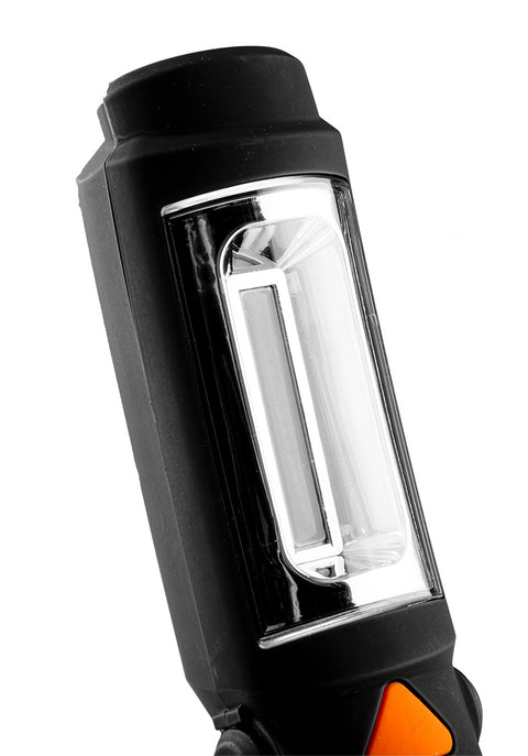 NEO TOOLS 99-042 Műhelylámpa, elemes 3xAA, 300 lum COB led, 2az1-ben